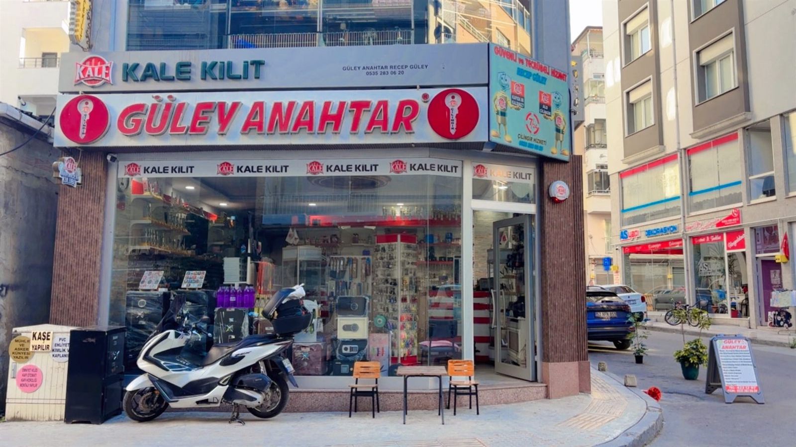 Güley Anahtar mağaza dış görünüm — tabela